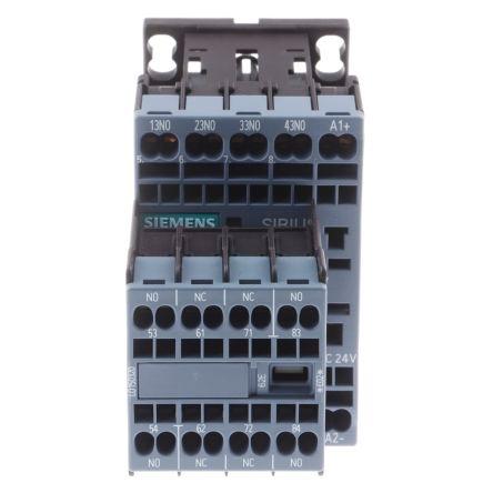 Siemens SIRIUS Innovation 3RH2 Contactor, 24 V dc Coil, 10 A, 6NO + 2NC