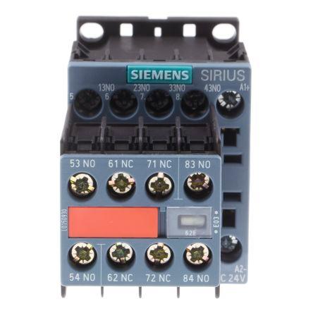 Siemens SIRIUS Innovation 3RH2 Contactor, 24 V dc Coil, 10 A, 6NO + 2NC