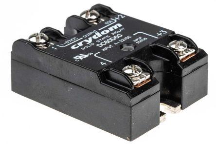 Sensata/Crydom DC Series Solid State Relay, 60 A Load, Surface Mount, 48 V dc Load, 32 V dc Control, DC60D60