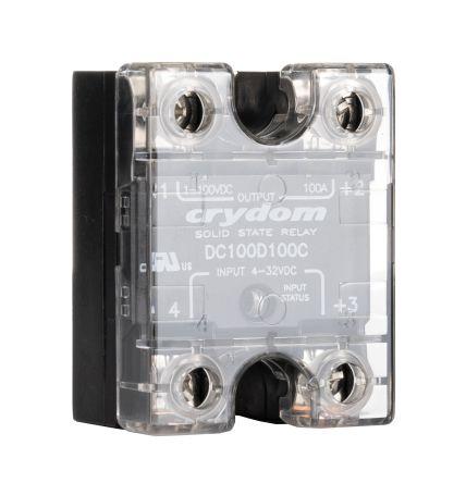 Sensata/Crydom DC Series Solid State Relay, 100 A Load, Surface Mount, 72 V dc Load, 32 V dc Control, DC100D100C