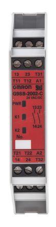 SAFETY RELAY,DPST-NO,2 CH,MANUAL-RESET