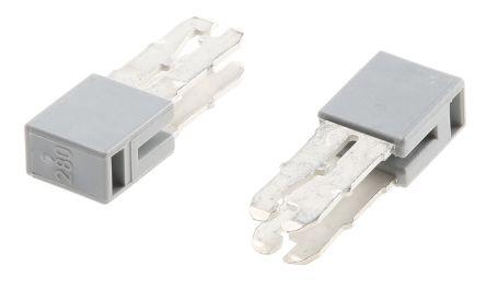 WAGO 280 Series Adjacent Jumper for Use with 280 Series Terminal Blocks, 24A