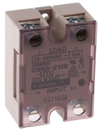 SSR, PLUG-IN, 5-PIN, 1-POLE, 10A, 264VAC