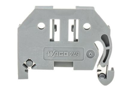 WAGO 249 Series End Stop for Use with DIN Rail 35