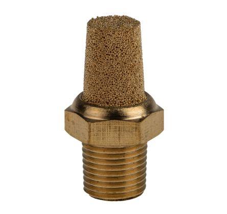 Norgren T40 Bronze 10bar Pneumatic Silencer, Threaded, R 1/8 Male