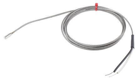 Type J Thermocouple 2m braided cable