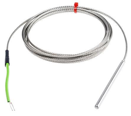 Type K Thermocouple 2m braided cable