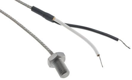 Type J Thermocouple 2m braided cable