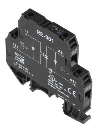 OPTOCOUPLER, 100MA DC, DIN, 5-30VDC