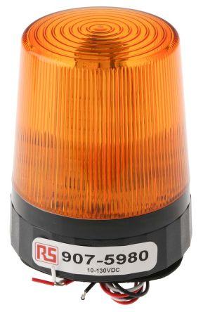 LED Beacon, Amber, Tall Prof, 10-100Vdc