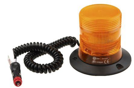 LED Beacon, Amber, Magnetic, 10-30Vdc