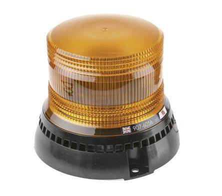 R65 LED Beacon, Amber, 3 PT, 10-30Vdc