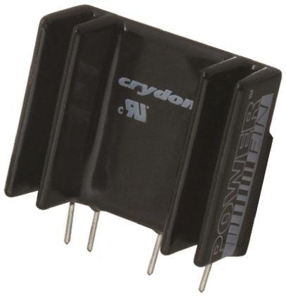 Sensata/Crydom Solid State Relay, 25 A rms Load, PCB Mount, 280 V rms Load, 32 V Control, PFE240D25