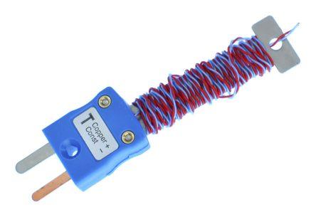 Type T thermocouple with 1m cable tidy