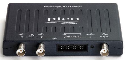 Pico Technology PQ008 PC Based Oscilloscope, 25MHz, 16 Digital Channels, 2 Analogue Channels