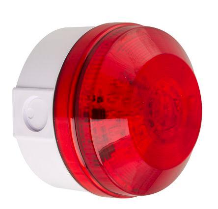 LED195 8-20VAC/DC White Deep Base Red