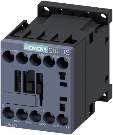 Siemens SIRIUS Innovation 3RH2 Contactor, 10 A, 48 Vdc Control, 4NO