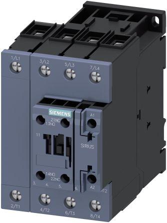 Siemens SIRIUS Innovation 3RT2 Contactor, 230 V ac Coil, 4 Pole, 60 A, 4NO