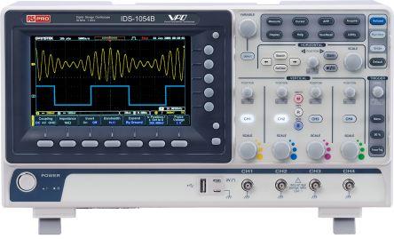 RS PRO IDS1054B Bench Oscilloscope, 50MHz, 4 Analogue Channels With RS Calibration