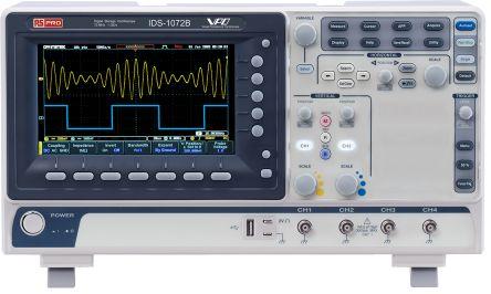 RS PRO IDS1072B Bench Oscilloscope, 70MHz, 2 Analogue Channels With RS Calibration