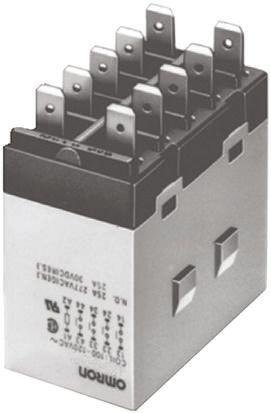 RELAY 4PST-NO QUICK-CONNECT,25A 120VAC