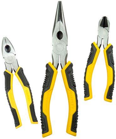 3PC PLIERS SET 150MM COM CUTT HAF