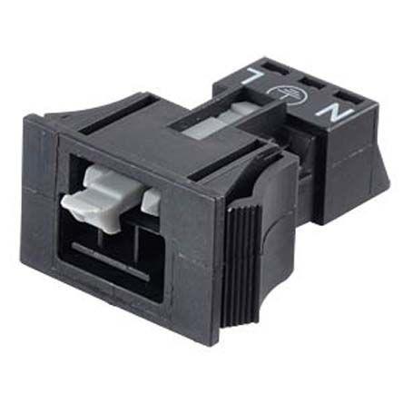 WAGO 890 Series WINSTA MINI Snap In Plug, 3-Pole, Male, 3-Way, Flange Mount, Snap In Mount, 16A