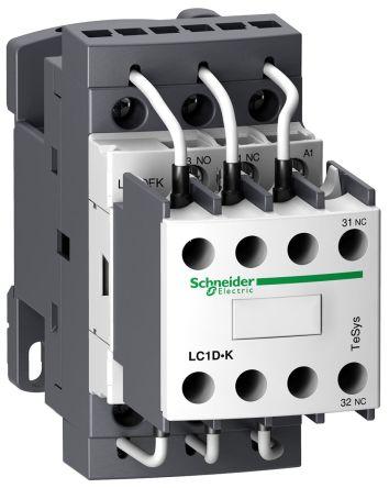 Schneider Electric TeSys D LC1D Contactor, 24 V ac Coil, 3 Pole, 25 A, 3NO