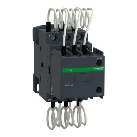 Schneider Electric TeSys D LC1D Contactor, 110 V ac Coil, 3 Pole, 21 A, 16 kVar, 3NO