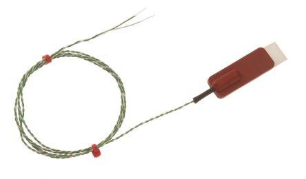 TYPE K RUBBER PATCH THERMOCOUPLE 2M