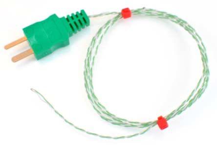 THERMOCOUPLE MINI TYPE K IEC PLUG 2M