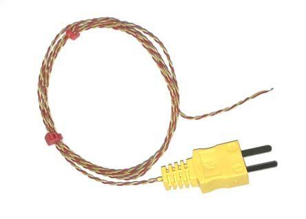 THERMOCOUPLE MINI TYPE K ANSI PLUG 1M