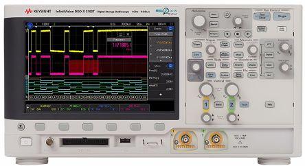 Keysight Technologies 3000T X-Series Bench Oscilloscope, 1GHz, 16 Digital Channels, 2 Analogue Channels With RS