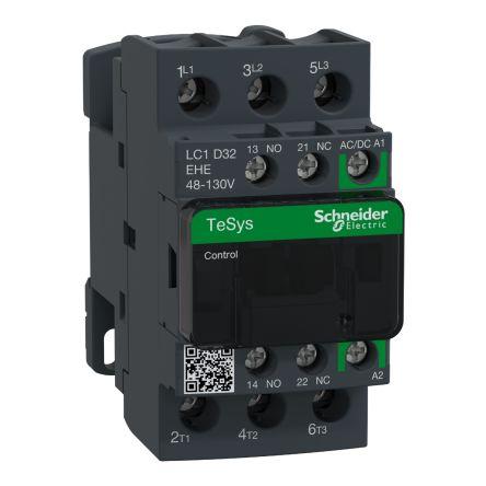 Schneider Electric TeSys D LC1D Contactor, 110 V ac/dc Coil, 3 Pole, 32 A, 15 kW, 3NO