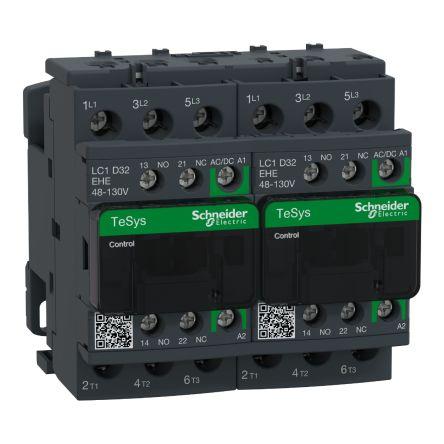 Schneider Electric TeSys D LC2D Reversing Contactor, 110 V ac/dc Coil, 3 Pole, 32 A, 15 kW, 3NO