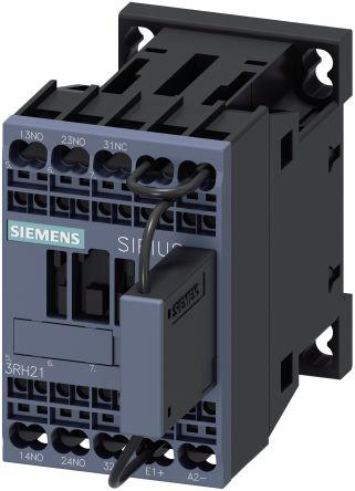 Siemens SIRIUS Innovation 3RH2 Contactor, 10 A, 13 (Closing Power) W, 4 (Holding Power) W, 110 Vdc Control, 2NO + 1NC