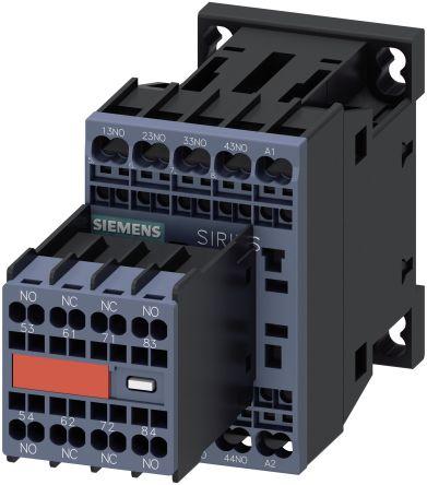 Siemens SIRIUS Innovation 3RH2 Contactor, 10 A, 37 (Closing Power) VA, 5.7 (Holding Power) VA, 230 Vac Control, 6NO +