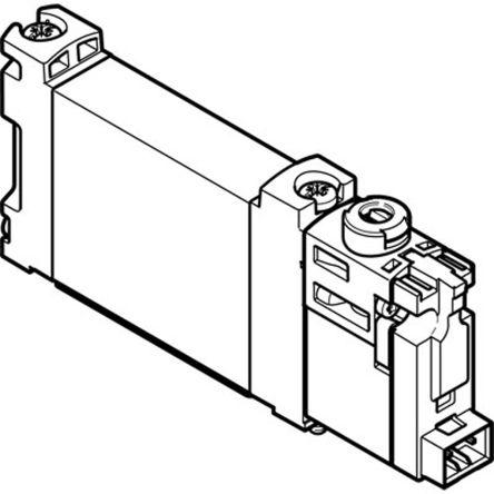 VUVG 5/2 Solenoid Valve, 10mm, H2 Pin