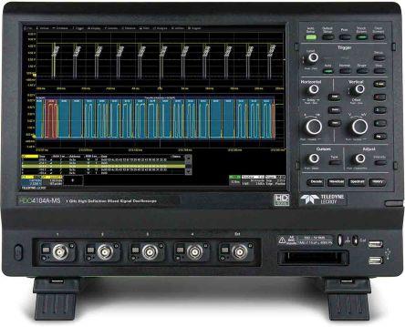 Teledyne LeCroy HDO4104A-MS Bench Oscilloscope, 1GHz, 16 Digital Channels, 4 Analogue Channels