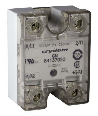 Sensata/Crydom 8413 Series Solid State Relay, 10 A dc Load, Panel Mount, 60 V dc Load, 32 V dc Control, 84137750