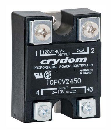 Sensata/Crydom PCV Series Series Solid State Relay, 15 A Load, Panel Mount, 280 Vrms Load, 10 V dc Control, 10PCV2415