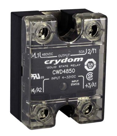 Sensata/Crydom CW Series Solid State Relay, 10 A rms Load, Panel Mount, 280 V ac Load, 32 V dc Control, CWD2410P