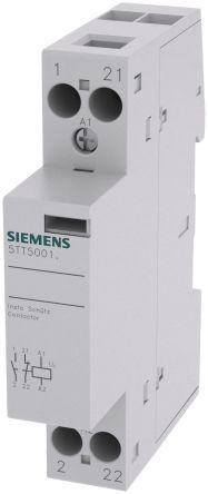 Siemens SENTRON 5TT Contactor, 230 V ac Coil, 2 Pole, 20 A, 1NO + 1NC