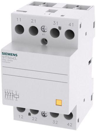 Siemens SENTRON 5TT Contactor, 24 V ac/dc Coil, 4 Pole, 40 A, 4NC