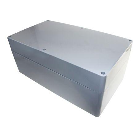 CAMDENBOSS Takachi Electric Industrial GA Series Grey ABS Enclosure, IP54, White Lid, 200 x 360 x 150mm