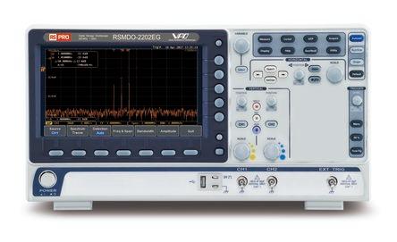 RS PRO RSMDO-2202EG Bench Oscilloscope, 200MHz, 2 Analogue Channels