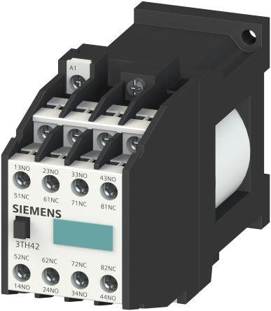 Siemens 3TH4 Series Contactor, 24 V dc Coil, 10 A