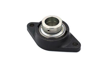 2 Bolt Flanged Housed Unit 25mm id Tripl