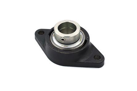 2 Bolt Flanged Housed Unit 40mm id Tripl