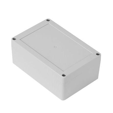 RS PRO Grey ABS Enclosure, IP65, Grey Lid, 100.1 x 150.1 x 60mm